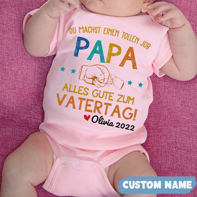 Du Machst Einen Tollen Job Papa Baby Onesie - JD - TT2604223