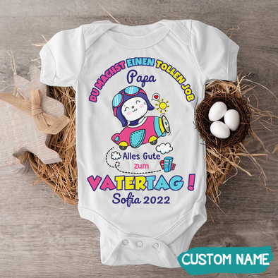 Geschenk für Vater Du Machst Einen Tollen Job Baby Onesie - AD - TT03052210