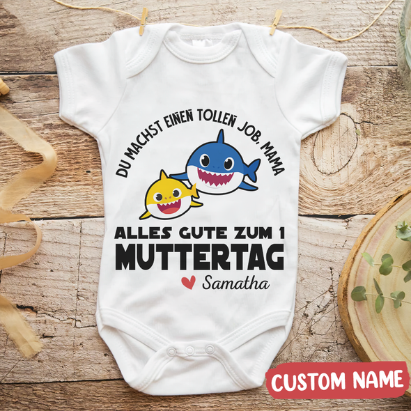 Du Machst Einen Tullen Job Mama Baby Onesie - AD - TT13042210
