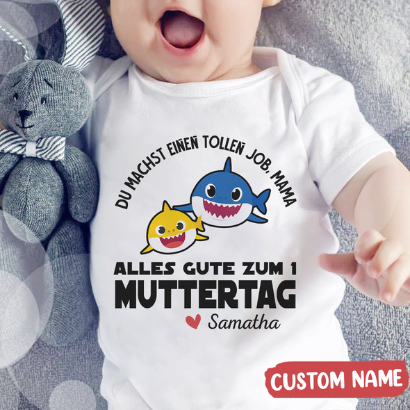 Du Machst Einen Tullen Job Mama Baby Onesie - AD - TT13042210