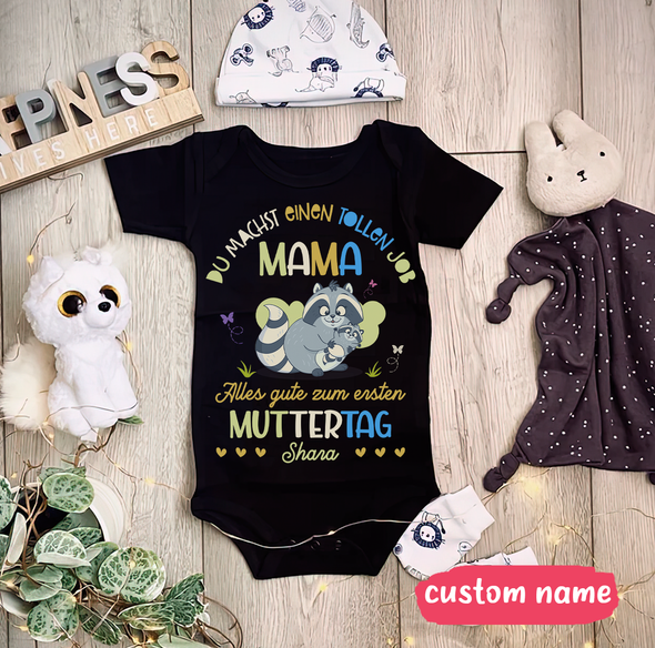 Geschenk Für Mutter Du Machst Einen Tollen Job Mama Baby Onesie - AD - TT1304228