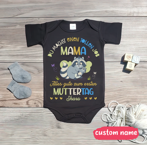 Geschenk Für Mutter Du Machst Einen Tollen Job Mama Baby Onesie - AD - TT1304228