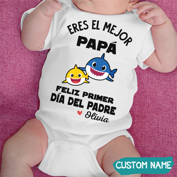 Feliz Primer Día Del Padre Baby Onesie - JD - TT3105223