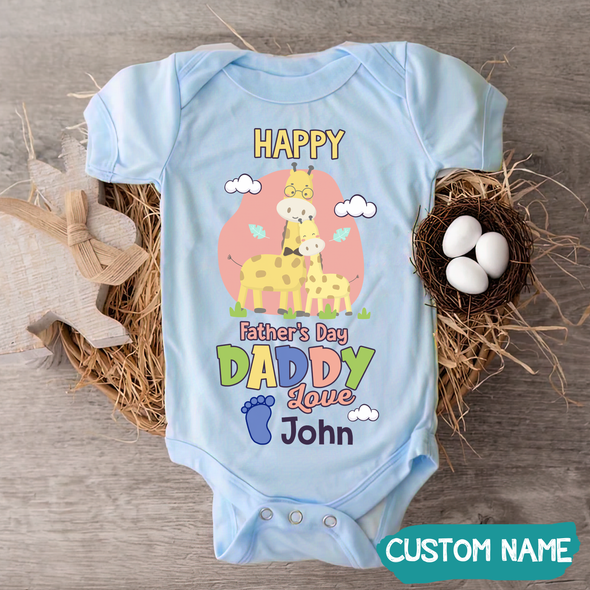 Gift For Daddy Happy Father's Day Baby Onesie - JD - TT1405227