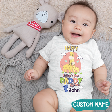 Gift For Daddy Happy Father's Day Baby Onesie - JD - TT1405227