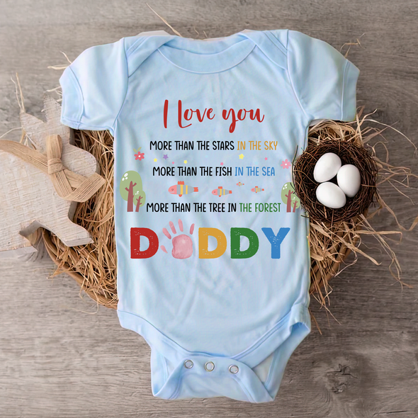 Gift For Daddy I Love You Baby Onesie - MC - TT0305223
