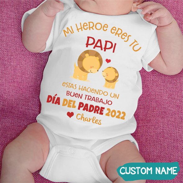 Regalo Para Bebe Mi Heroe Eres Tu Onesie - JD - TT27052211