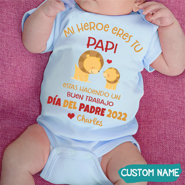 Regalo Para Bebe Mi Heroe Eres Tu Onesie - JD - TT27052211