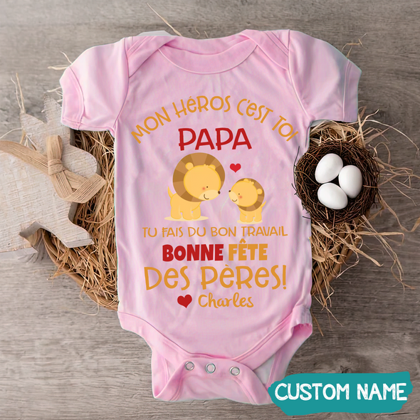 Tu Fais Du Bon Travail Papa Baby Onesie - JD - TT27052215