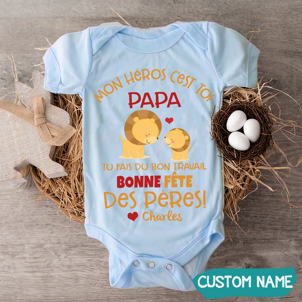 Tu Fais Du Bon Travail Papa Baby Onesie - JD - TT27052215