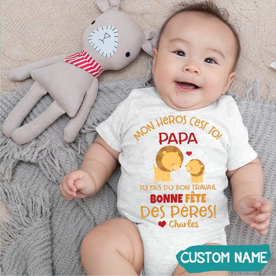 Tu Fais Du Bon Travail Papa Baby Onesie - JD - TT27052215