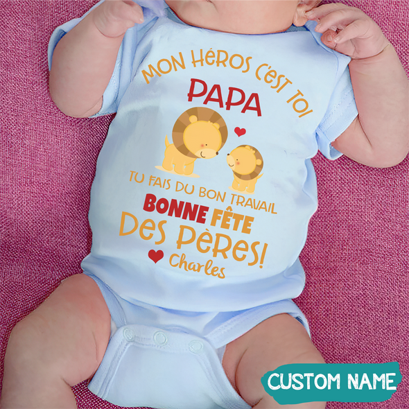 Tu Fais Du Bon Travail Papa Baby Onesie - JD - TT27052215