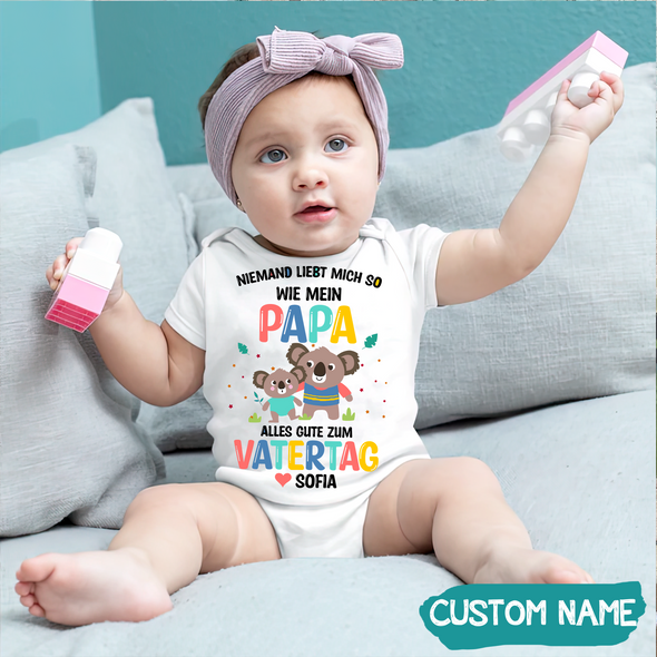 Niemand Liebt Mich So Wie Mein Papa Baby Onesie - NT - TT0605222