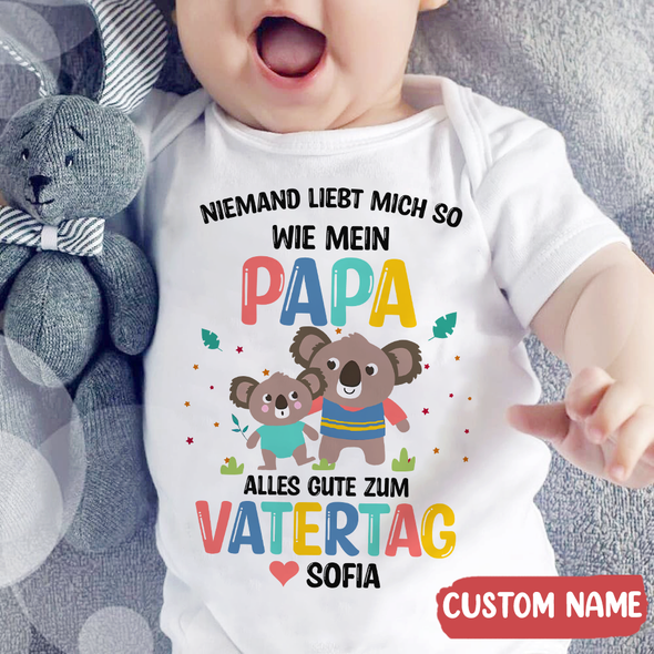 Niemand Liebt Mich So Wie Mein Papa Baby Onesie - NT - TT0605222