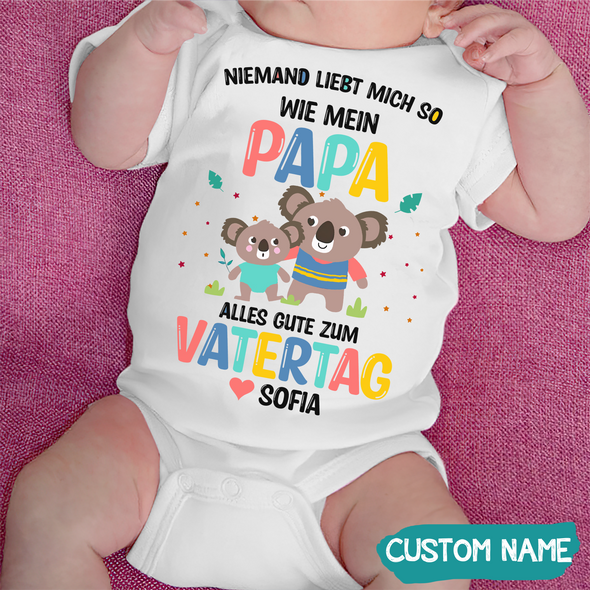 Niemand Liebt Mich So Wie Mein Papa Baby Onesie - NT - TT0605222