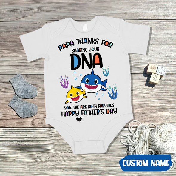 Gift For Daddy Papa Thanks For Sharing Your ADN Baby Onesie - AD - TT2204223