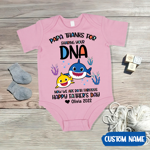 Gift For Daddy Papa Thanks For Sharing Your ADN Baby Onesie - AD - TT2204223