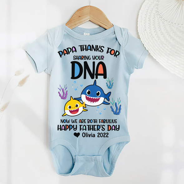 Gift For Daddy Papa Thanks For Sharing Your ADN Baby Onesie - AD - TT2204223