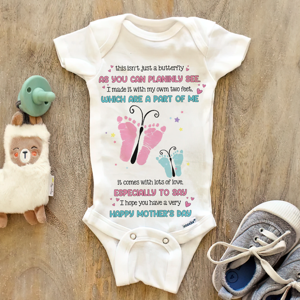 Gift For Mommy I Hope You have A Very Happy Mother's Day Baby Onesie - MC -  TT3103225 4