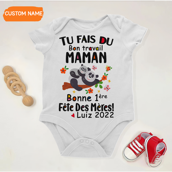Cadeau Pour Maman Tu Fais Du Bon Travail Maman Onesie - AD - TT14042210