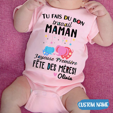 Cadeau Pour Maman Tu Fais Du Bon Travail Maman Onesie - JD - TT14042211