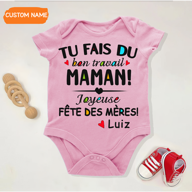 Cadeau Pour Maman Tu Fais Du Bon Travail Maman Onesie - AD - TT14042212