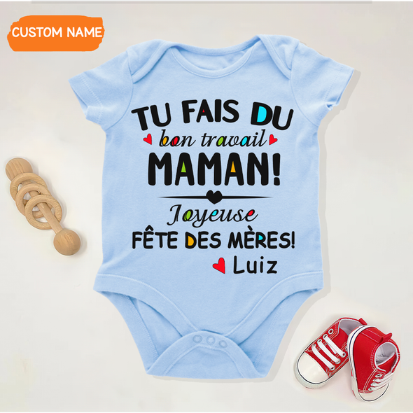 Cadeau Pour Maman Tu Fais Du Bon Travail Maman Onesie - AD - TT14042212
