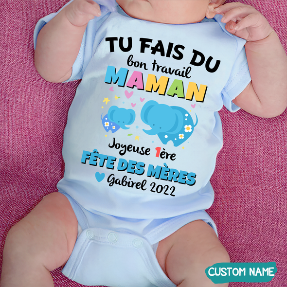 Cadeau Pour Maman Tu Fais Du Bon Travail Maman Onesie - JD - TT1404225