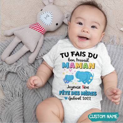 Cadeau Pour Maman Tu Fais Du Bon Travail Maman Onesie - JD - TT1404225