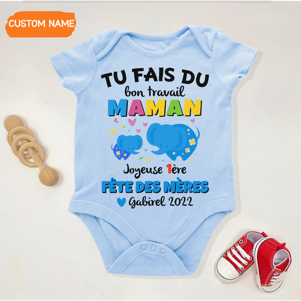 Cadeau Pour Maman Tu Fais Du Bon Travail Maman Onesie - JD - TT1404225