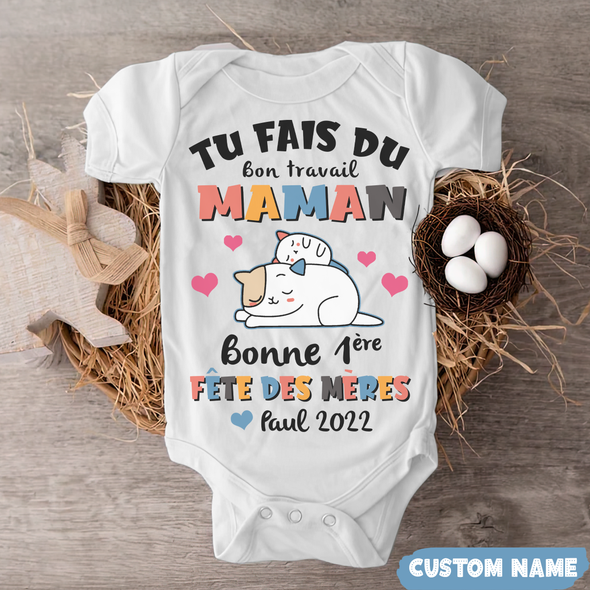 Tu Fais Du Bon Travail Maman Onesie - AD - TT1404227
