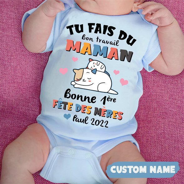 Tu Fais Du Bon Travail Maman Onesie - AD - TT1404227