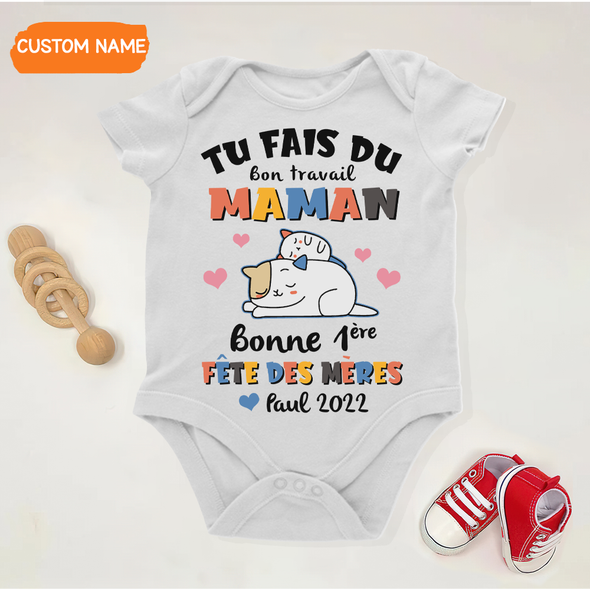Tu Fais Du Bon Travail Maman Onesie - AD - TT1404227