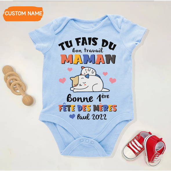 Tu Fais Du Bon Travail Maman Onesie - AD - TT1404227