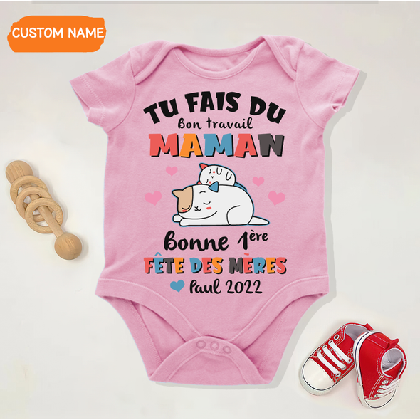 Tu Fais Du Bon Travail Maman Onesie - AD - TT1404227