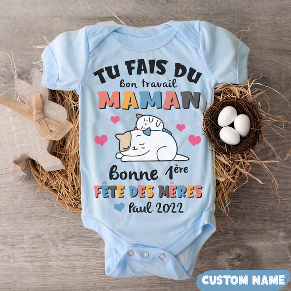 Tu Fais Du Bon Travail Maman Onesie - AD - TT1404227
