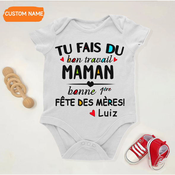 Cadeau Pour Maman Tu Fais Du Bon Travail Maman Onesie - AD - TT140422 8