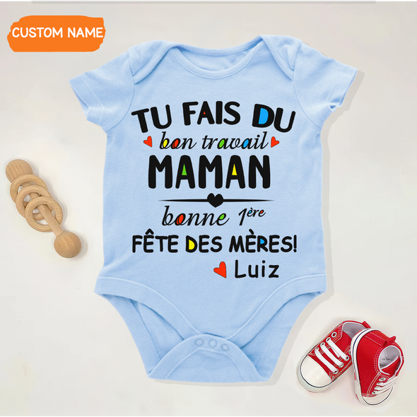 Cadeau Pour Maman Tu Fais Du Bon Travail Maman Onesie - AD - TT140422 8