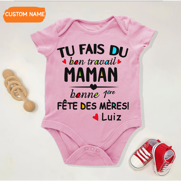 Cadeau Pour Maman Tu Fais Du Bon Travail Maman Onesie - AD - TT140422 8