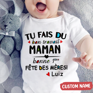 Cadeau Pour Maman Tu Fais Du Bon Travail Maman Onesie - AD - TT140422 8
