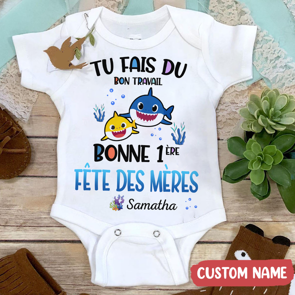 Cadeau Pour Maman Tu Fais Du Bon Travail Mommy Baby Onesie - AD - TT1804226