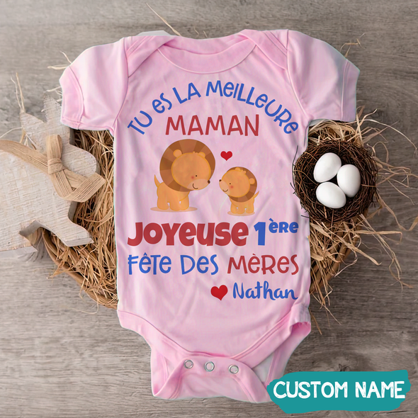 Tu Es La Meilleure Maman Baby Onesie - JD - TT0105221