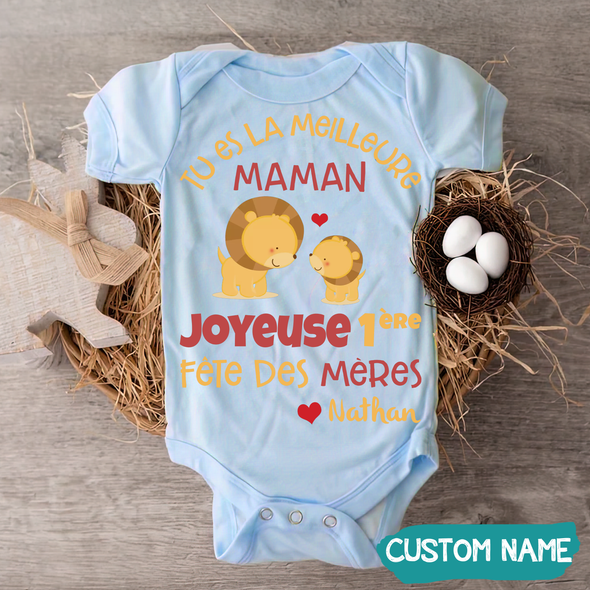 Tu Es La Meilleure Maman Baby Onesie - JD - TT0105221