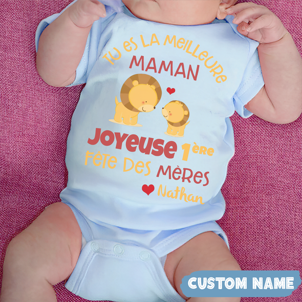 Tu Es La Meilleure Maman Baby Onesie - JD - TT0105221