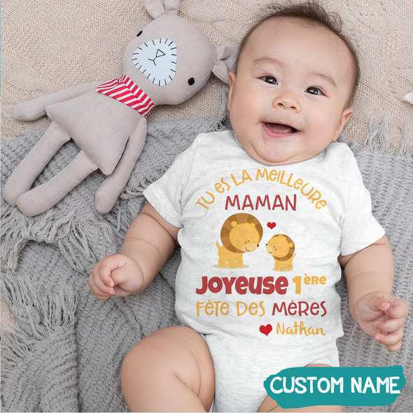 Tu Es La Meilleure Maman Baby Onesie - JD - TT0105221