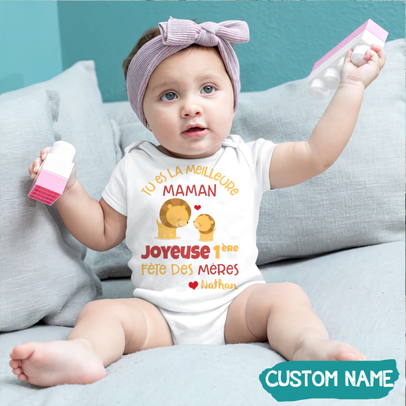 Tu Es La Meilleure Maman Baby Onesie - JD - TT0105221