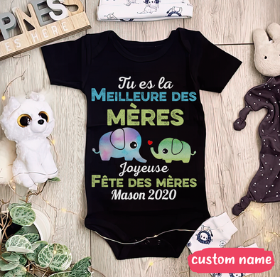 Tu Es La Meilleure Des Mères Baby Onesie - AD - TT04062211