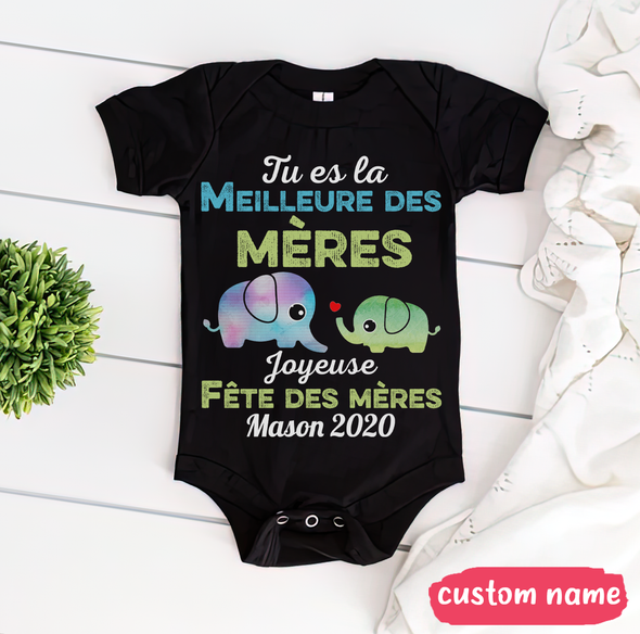 Tu Es La Meilleure Des Mères Baby Onesie - AD - TT04062211