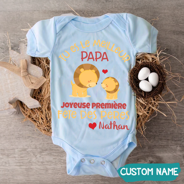 Tu Fais Du Bon Travail Papa Baby Onesie - JD - TT120522