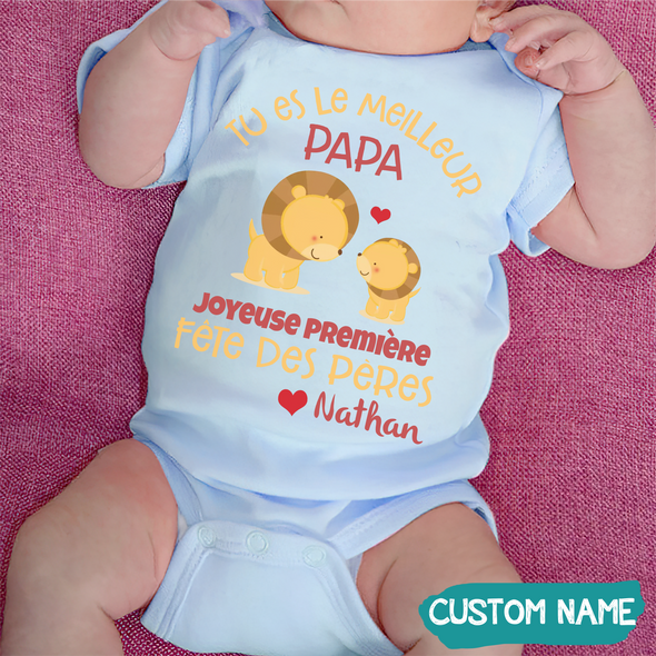 Tu Fais Du Bon Travail Papa Baby Onesie - JD - TT120522